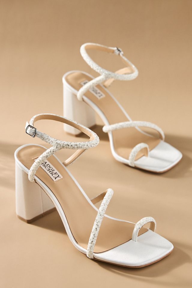 Badgley Mischka Dalilah Strappy Block Heels #1