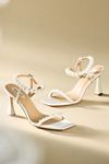 Badgley Mischka Demi Pearl Ankle-Strap Heels
