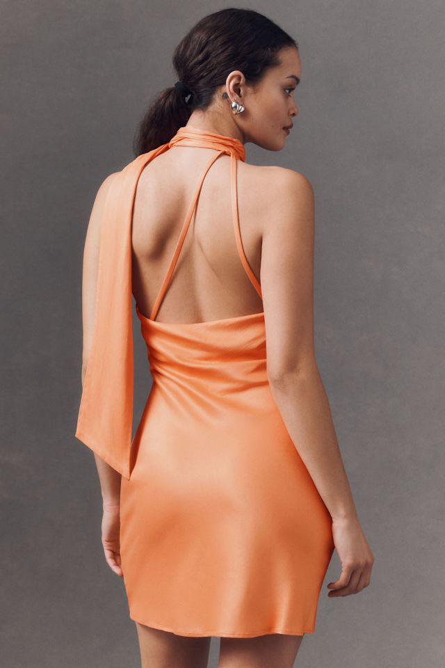 BHLDN Julia Scarf Halter Mini Dress #1