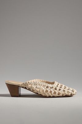 Woven Mule Heels