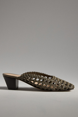 Woven Mule Heels