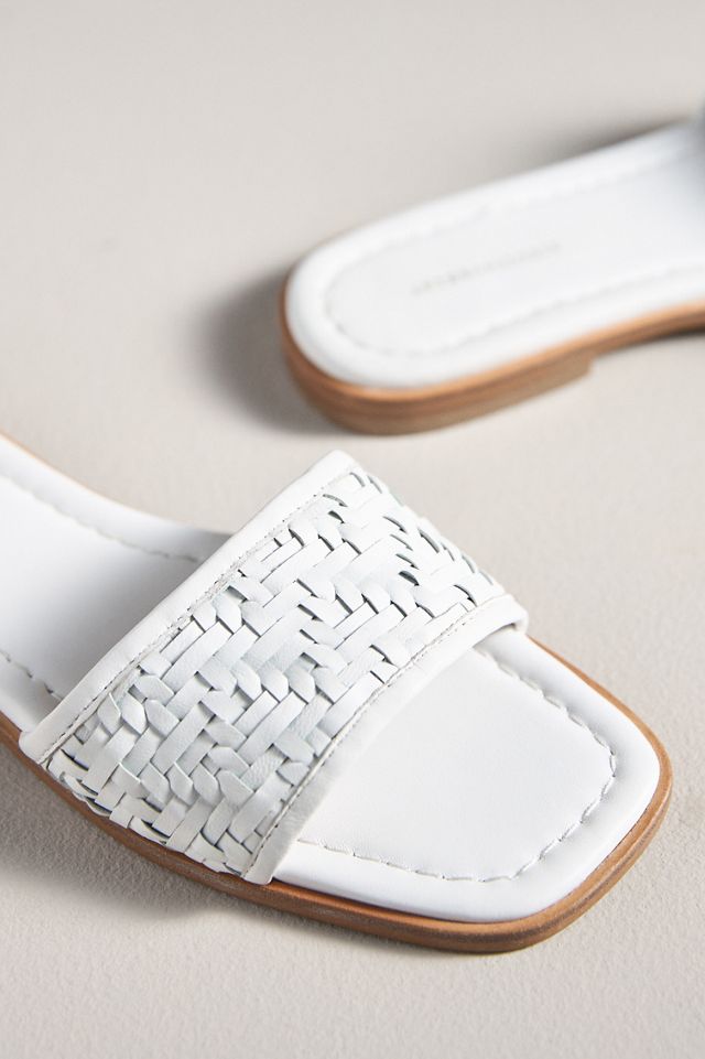 Woven Leather Slide Sandals #2
