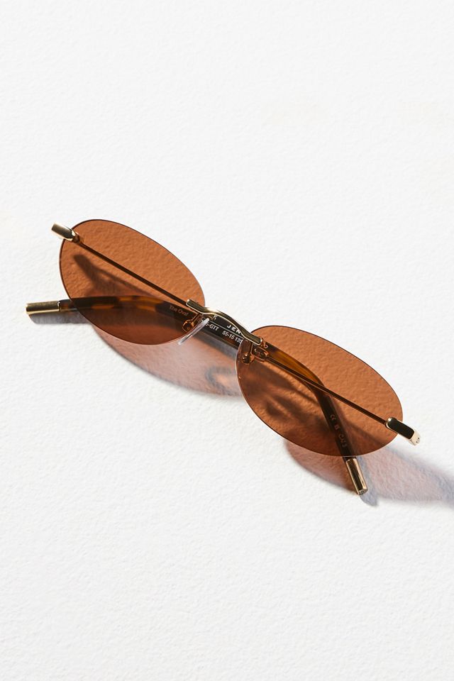 Jenny Bird Frameless Oval Sunglasses #1
