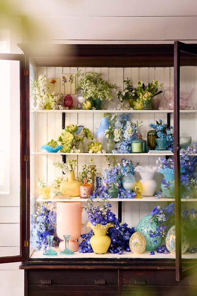 Ruffled Glass Bud Vase #1