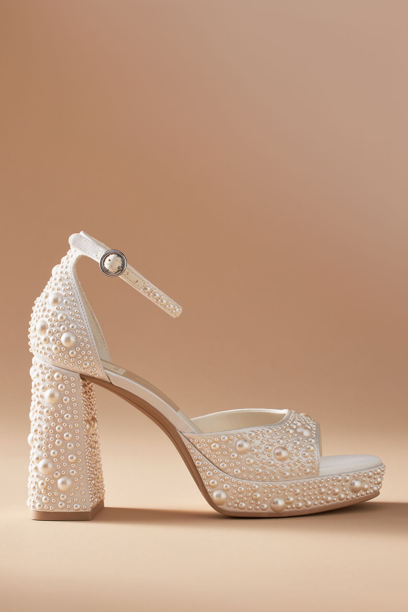 Dolce Vita Pandro Pearl Heels - White, Standard, 7