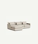 James 3-Piece Ottoman Sectional