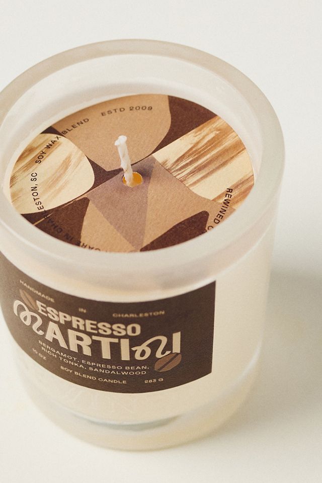 Rewined Espresso Martini Glass Candle #1