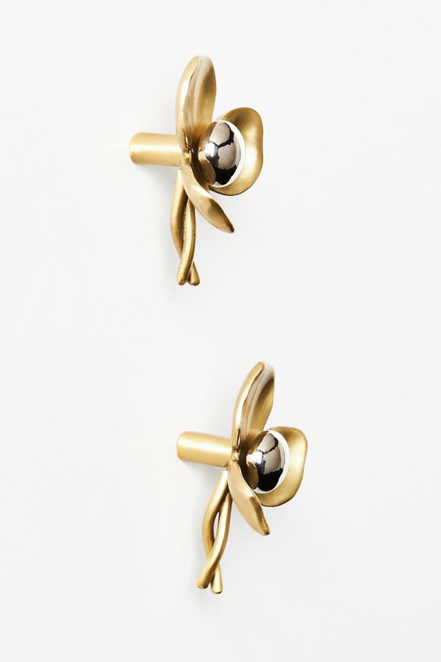 Elwood Floral Knobs, Set of 2 #2