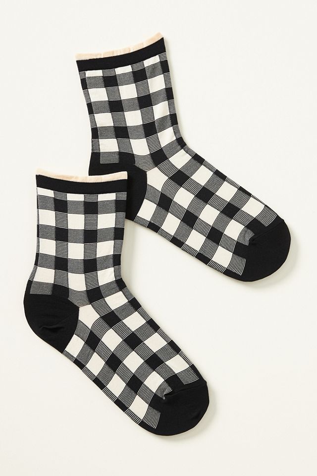 Hansel From Basel Shirley Gingham Socks #1