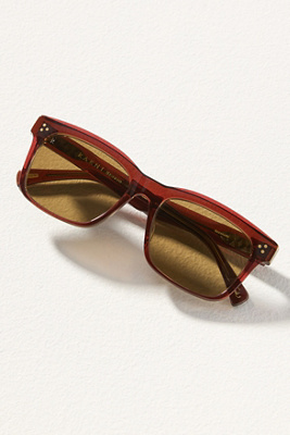 Raen Breven Square Sunglasses In Red