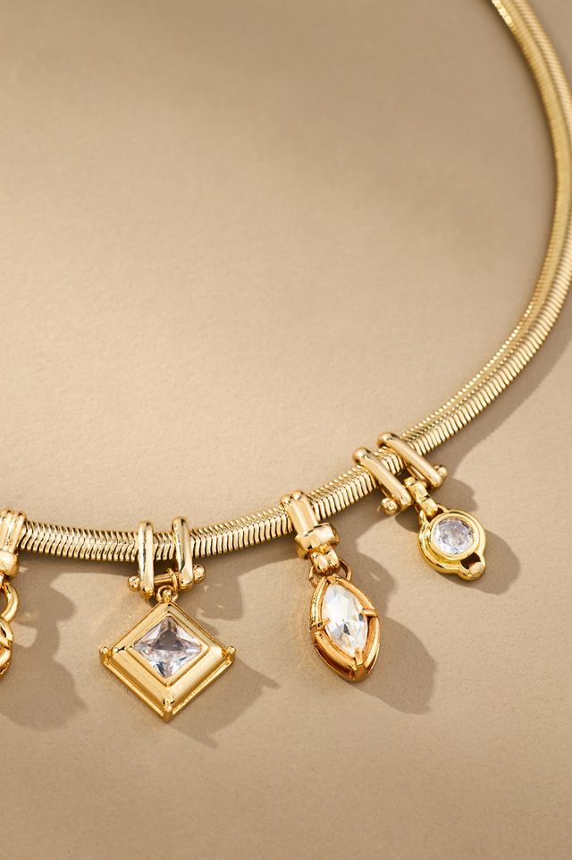 Delicate Multi Charm Necklace #1