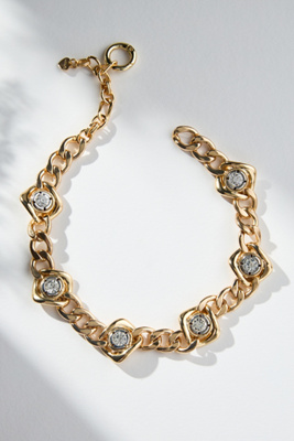By Anthropologie Large Chunky Circle Necklace In Gold