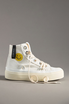 Inuikii Distressed Matilda High-top Sneakers