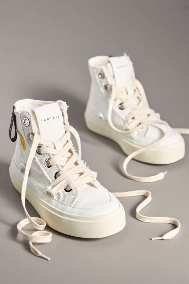 Inuikii Distressed Matilda High-Top Sneakers #1