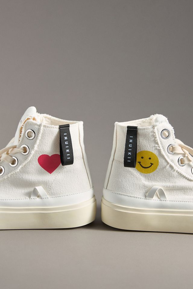 Inuikii Distressed Matilda High-Top Sneakers #3