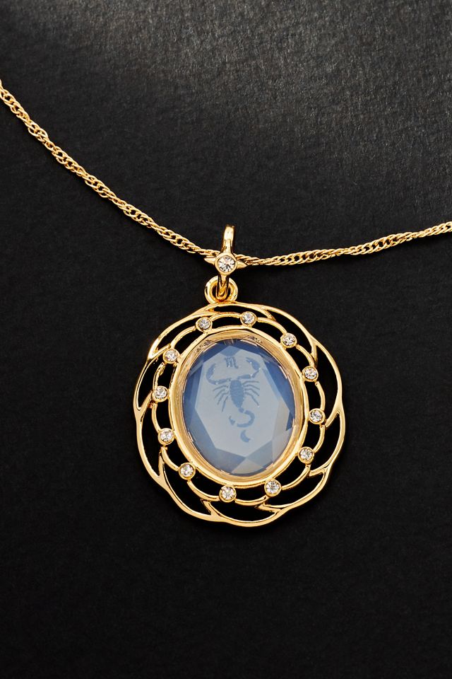 Framed Zodiac Pendant Necklace #3