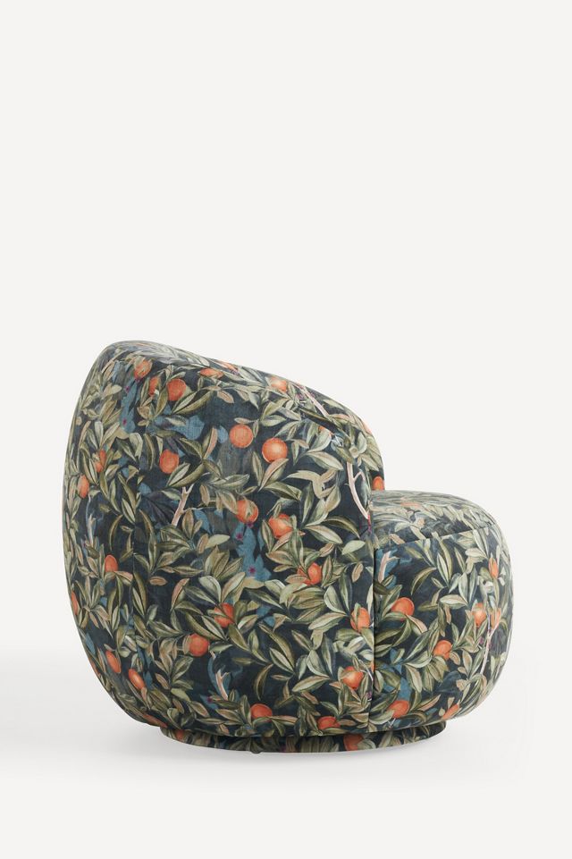 Cosette Lilith Velvet Swivel Chair #3