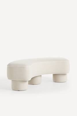 Modella Performance Linen Curved Bench