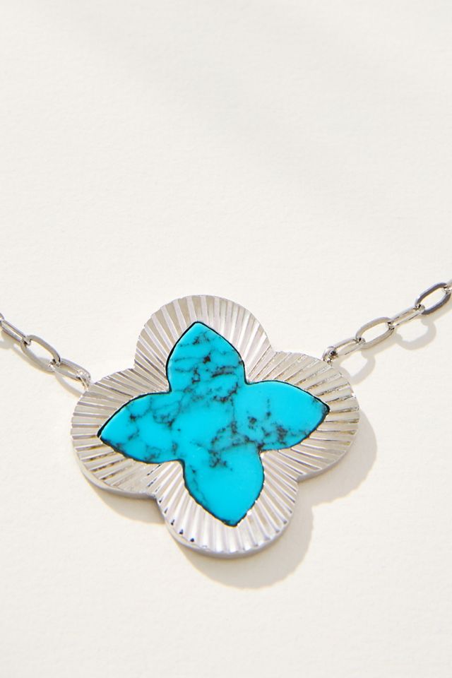 Stone Clover Necklace #1