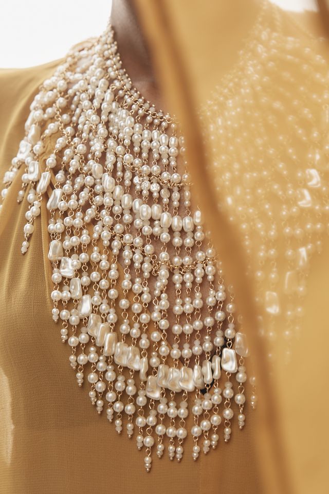 Dangling Pearl Full Necklace #2