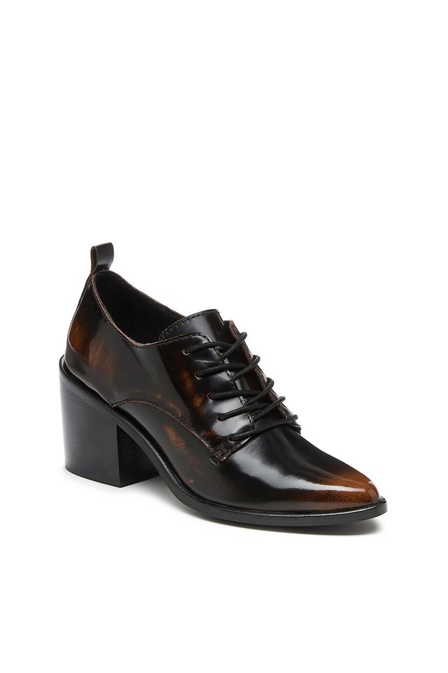 Kelsi Dagger Brooklyn Ember Oxford Heeled Loafers #1