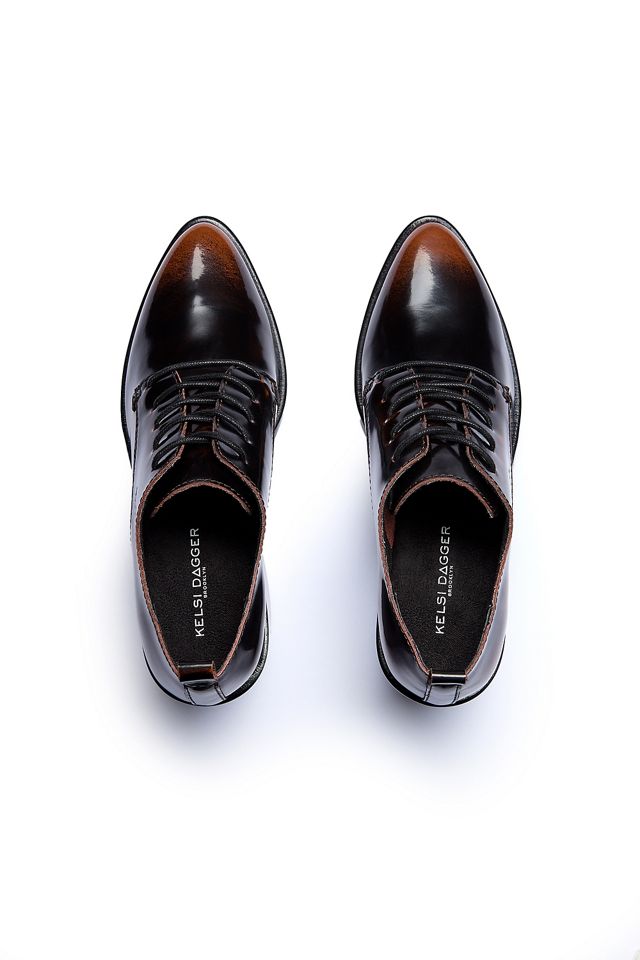 Kelsi Dagger Brooklyn Ember Oxford Heeled Loafers #2