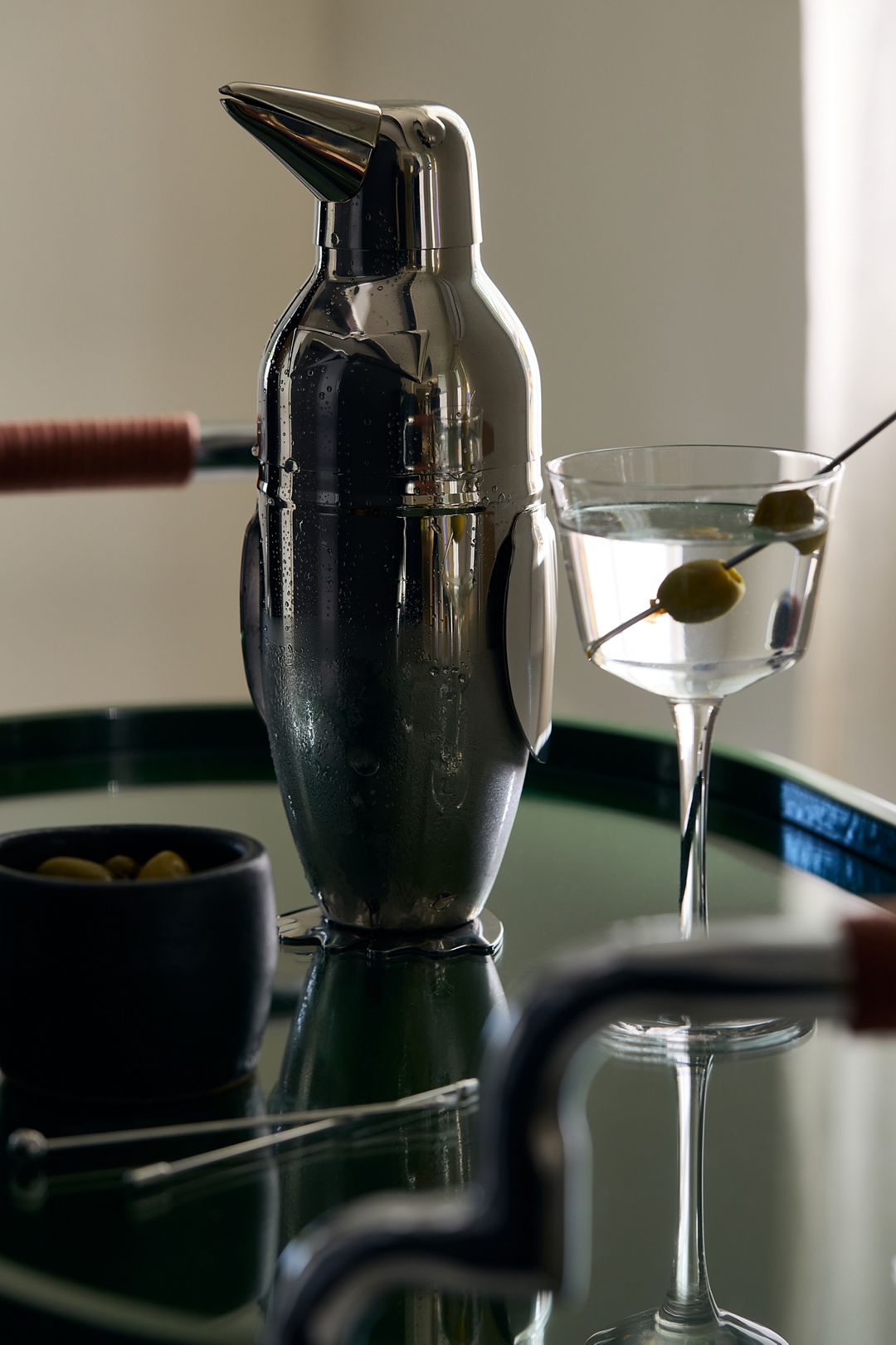 Viski Irving Stainless Steel Penguin Cocktail Shaker - Silver, Standard