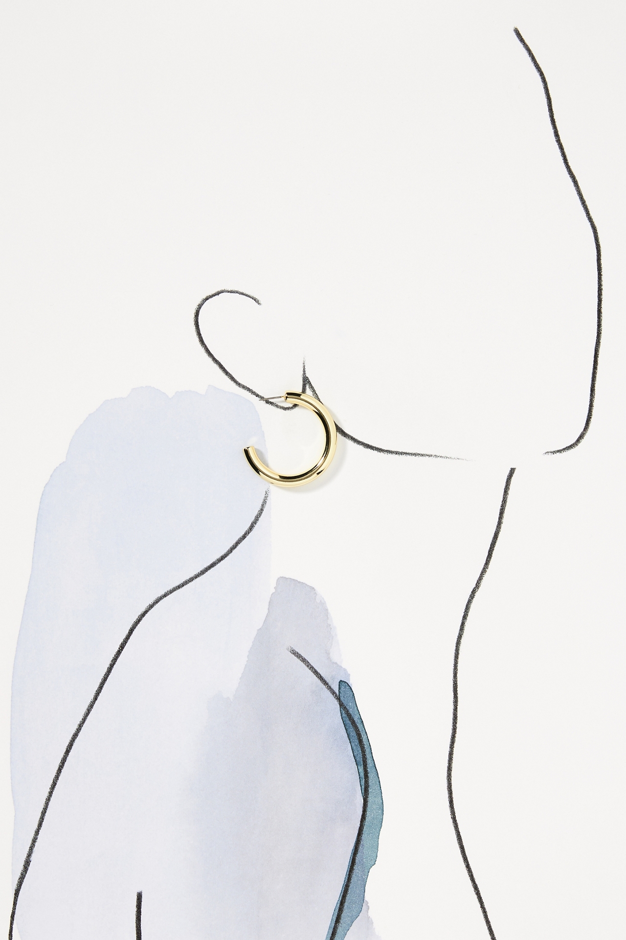 Uncommon James Effortless Tube Hoop Earrings