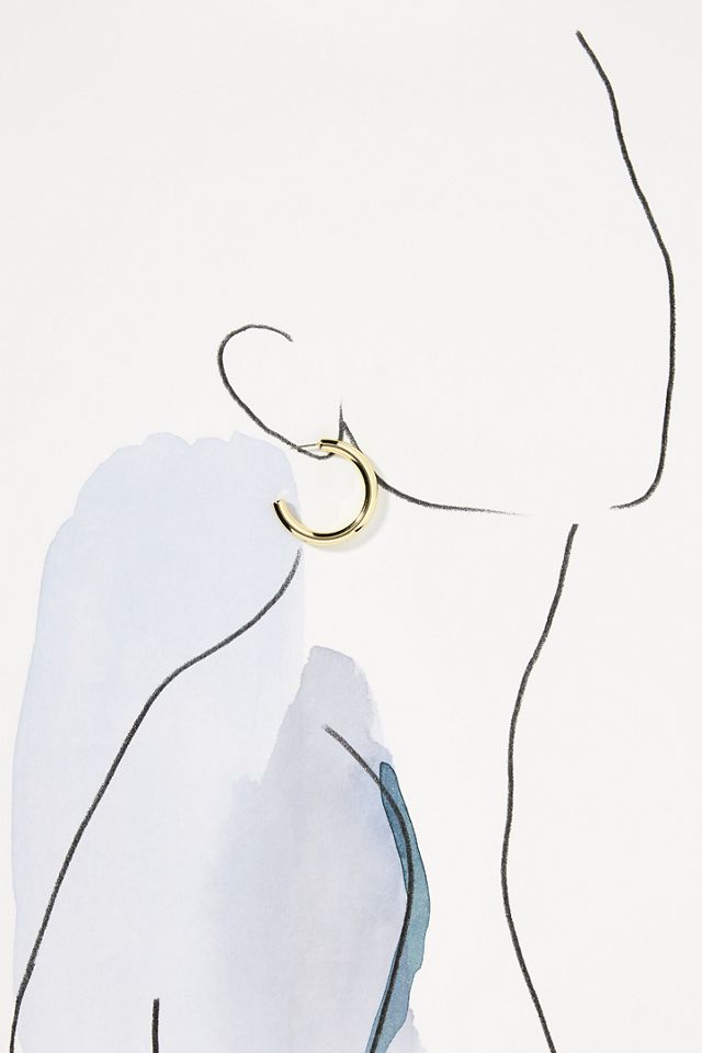 Uncommon James Effortless Tube Hoop Earrings #3