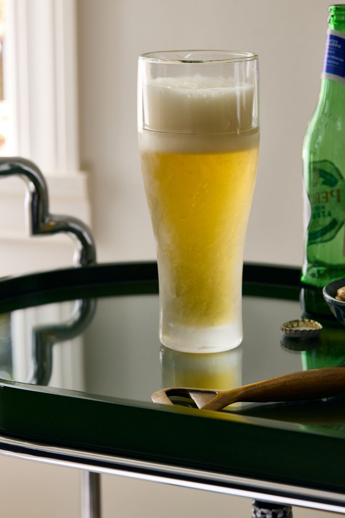 Viski Glacier Double-Walled Chilling Beer Glass - Clear, One Size