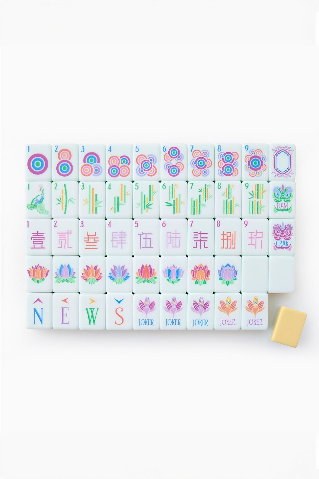 Oh My Mahjong Board Game Bundle - Sorbet, One Size