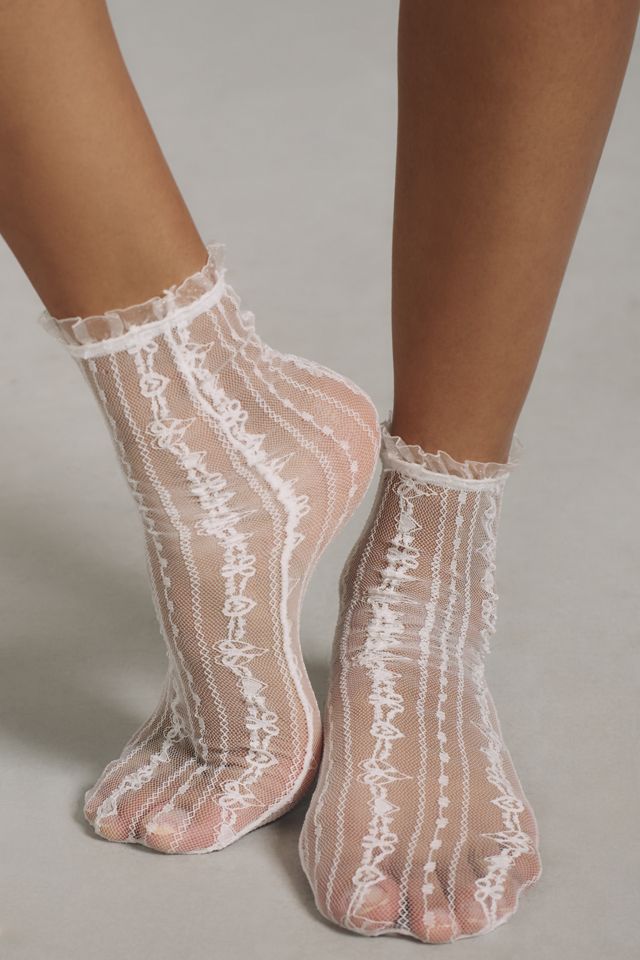 High Heel Jungle Sweet Frills Lace Socks #2