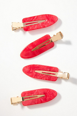 Solar Eclipse Creaseless Setting Clips In Red