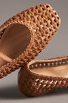 By Anthropologie Woven Leather Ballet Flats