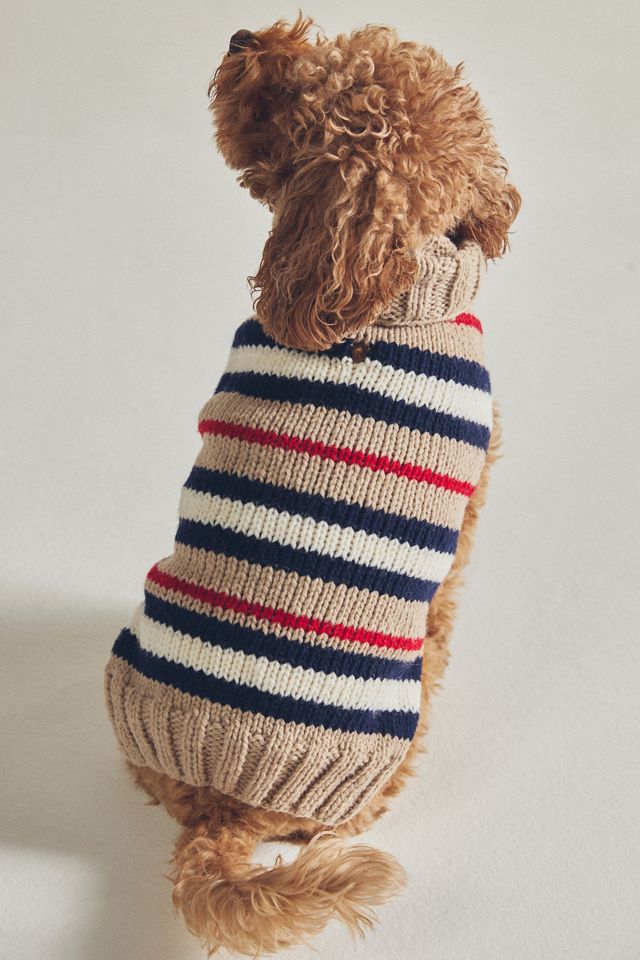 Hand-Knit Chilly Dog Pet Sweater #1