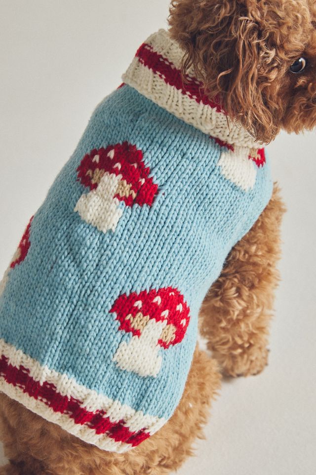Hand-Knit Chilly Dog Pet Sweater #1