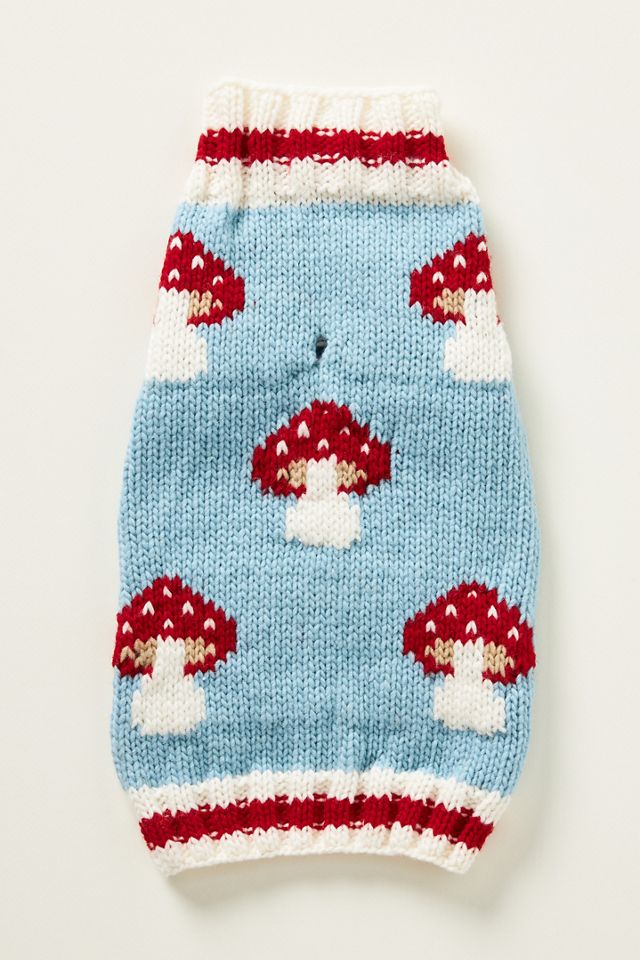 Hand-Knit Chilly Dog Pet Sweater #2