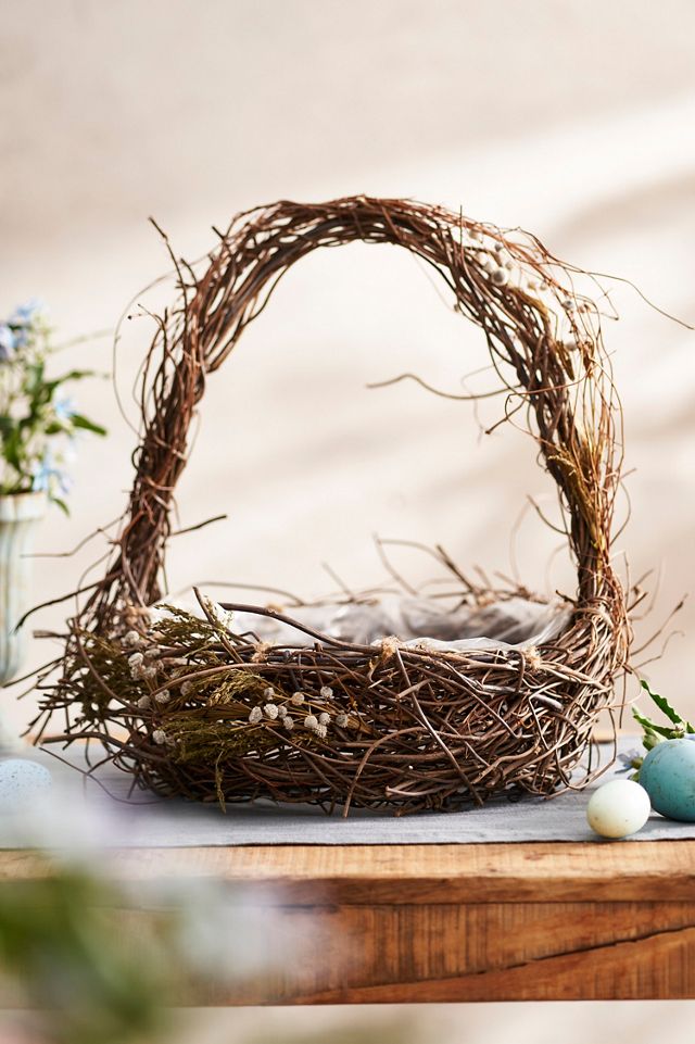 Botanical Arch Handle Basket #2