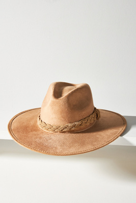 Asn Hats Suede Margot Rancher In Brown