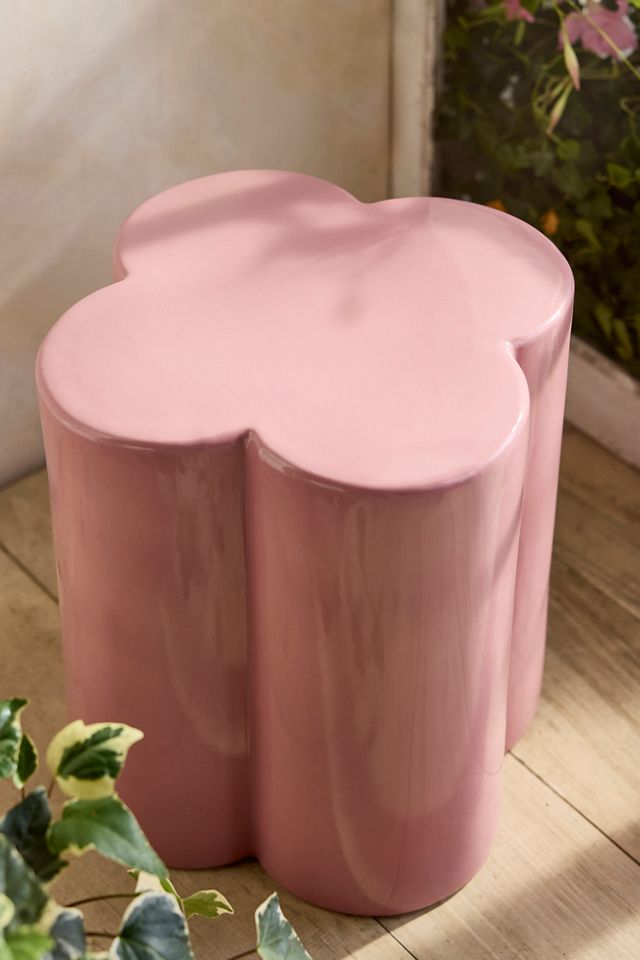 Clover Ceramic Side Table #1