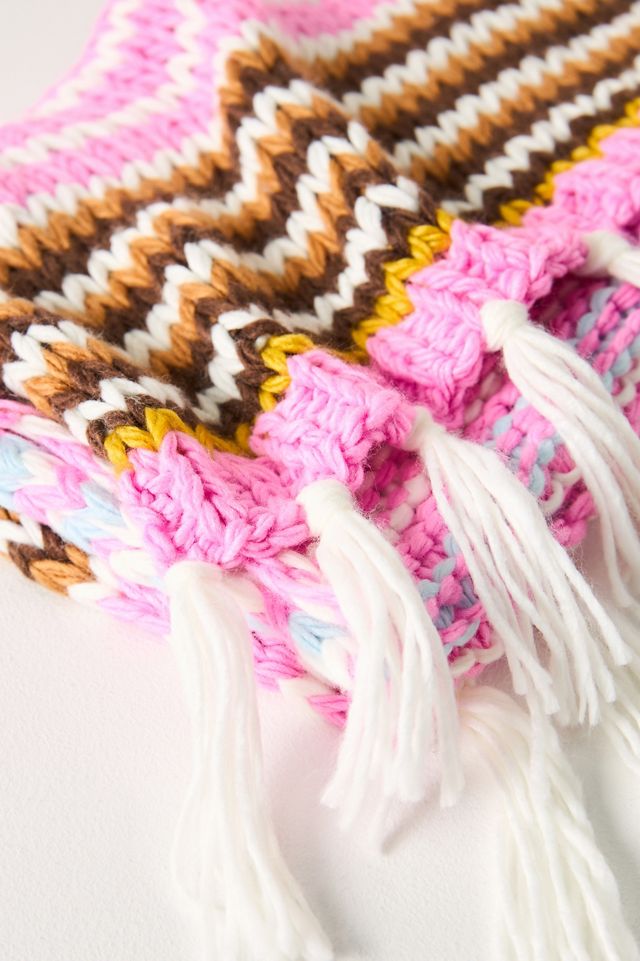 By Anthropologie Stripe Knit Scarf #1
