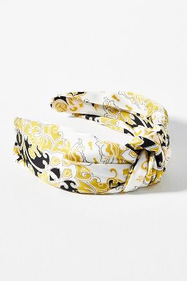 BY ANTHROPOLOGIE EVERLY FLORAL KNOT HEADBAND 