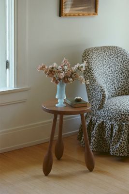 LALA Reimagined Sculptural Oak Side Table
