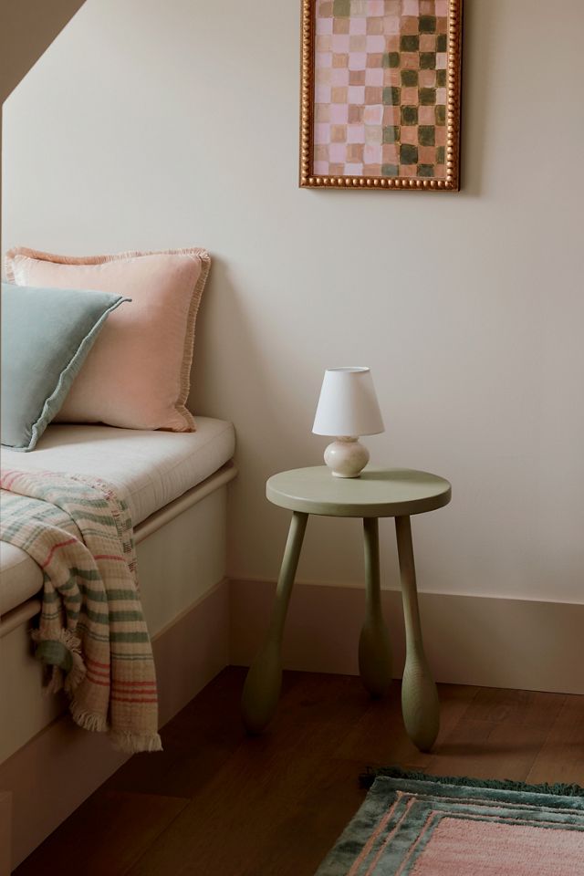 LALA Reimagined Sculptural Oak Side Table #4