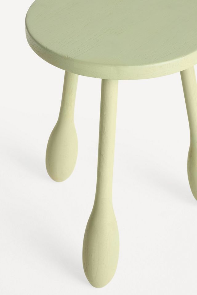 LALA Reimagined Sculptural Oak Side Table #2