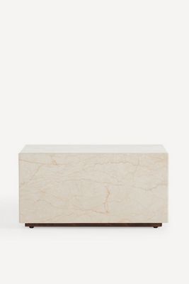 Grayson Rectangular Marble Side Table