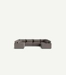 James 8-Piece U-Shaped Sectional