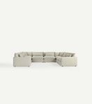 James 8-Piece U-Shaped Sectional