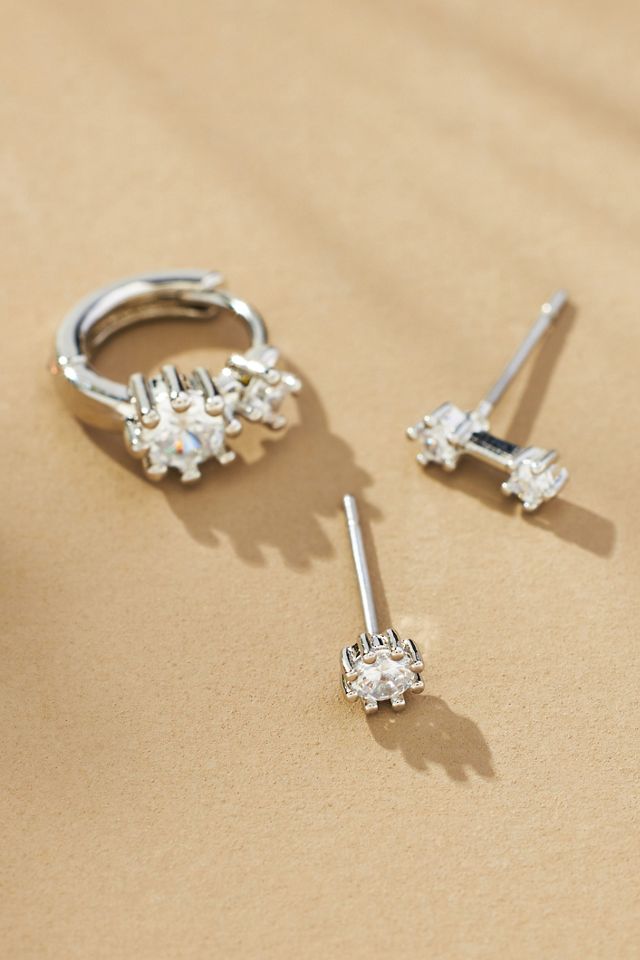 Crescent Mini Post Earrings