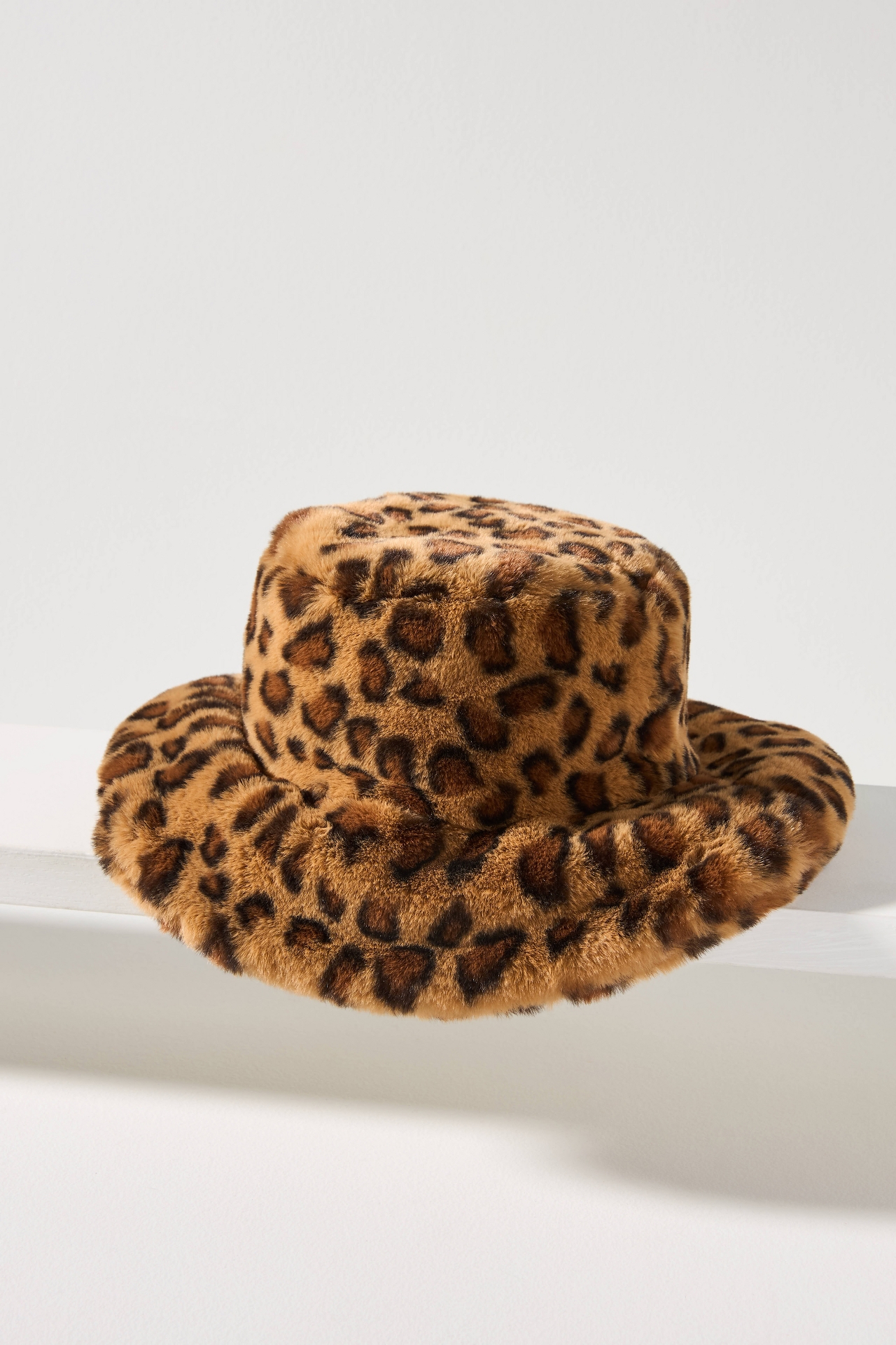 Shaggy Faux-Fur Bucket Hat